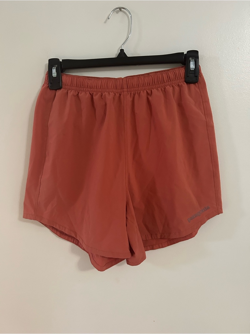 Patagonia Womens Trailfarer Running Shorts - 4.5” Coal Orange Size XS